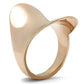 MAGL207 - IP Rose Gold(Ion Plating) Brass Ring with No Stone