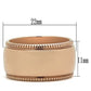 MAGL213 - IP Rose Gold(Ion Plating) Brass Ring with No Stone