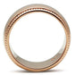 MAGL213 - IP Rose Gold(Ion Plating) Brass Ring with No Stone