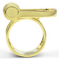 MAGL280 - IP Gold(Ion Plating) Brass Ring with No Stone