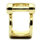 MAGL280 - IP Gold(Ion Plating) Brass Ring with No Stone