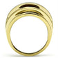 MAGL286 - IP Gold(Ion Plating) Brass Ring with No Stone