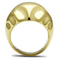 MAGL327 - IP Gold(Ion Plating) Brass Ring with No Stone