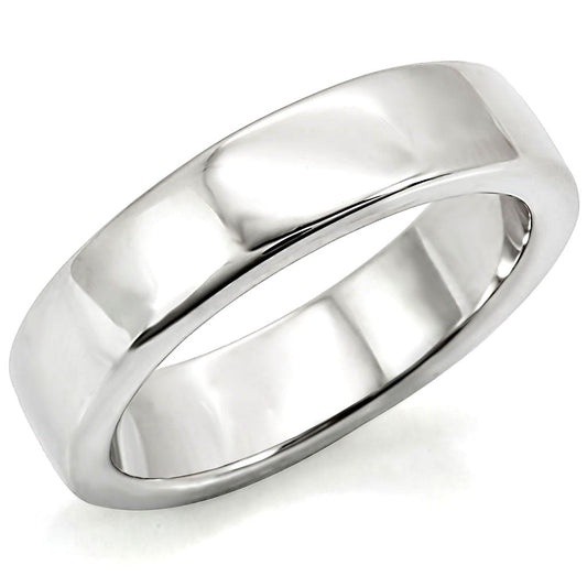 MALO1261 - Rhodium Brass Ring with No Stone