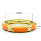 MALO1956 - Gold White Metal Bangle with Top Grade Crystal  in Clear