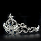 MALO2110 - Imitation Rhodium Brass Tiaras & Hair Clip with Top Grade Crystal  in Montana
