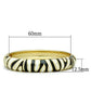 MALO2152 - Flash Gold White Metal Bangle with Epoxy  in No Stone