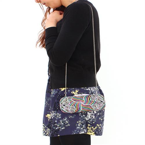 MALO2365 - Imitation Rhodium White Metal Clutch with Top Grade Crystal  in Multi Color