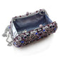 MALO2379 - Imitation Rhodium White Metal Clutch with Top Grade Crystal  in Multi Color