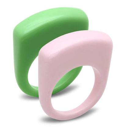 MALO2384 -  Resin Ring with Synthetic Synthetic Stone in Multi Color