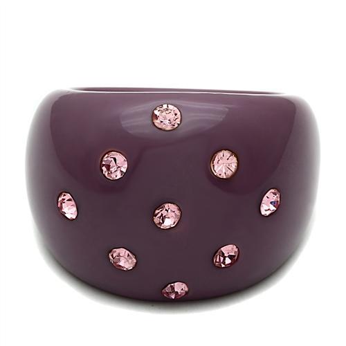 MALO2386 -  Resin Ring with Synthetic Synthetic Stone in Multi Color