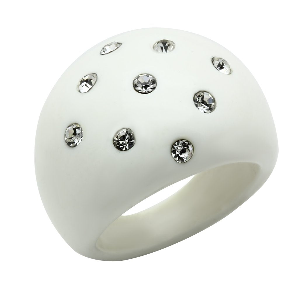 MALO2389 -  Resin Ring with Synthetic Synthetic Stone in Multi Color