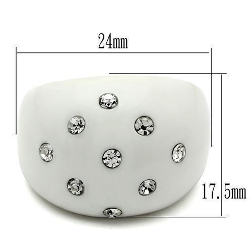 MALO2389 -  Resin Ring with Synthetic Synthetic Stone in Multi Color