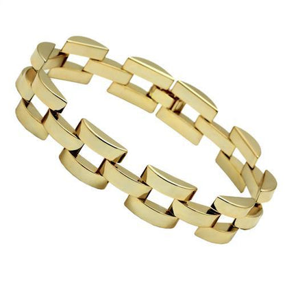 MALO2425 - Gold Brass Bracelet with No Stone