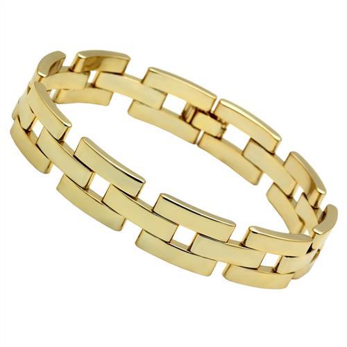 MALO2426 - Gold Brass Bracelet with No Stone