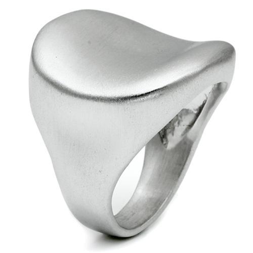 MALO2435 - Rhodium+Brushed Brass Ring with No Stone