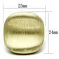 MALO2473 - Gold & Brush Brass Ring with No Stone