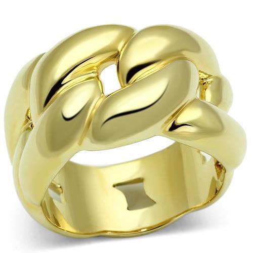 MALO2491 - Gold Brass Ring with No Stone