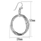 MALO2521 - Silver Brass Earrings with No Stone