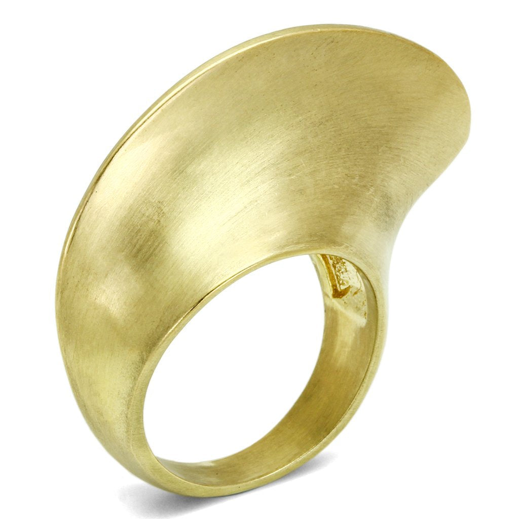 MALO2539 - Gold & Brush Brass Ring with No Stone