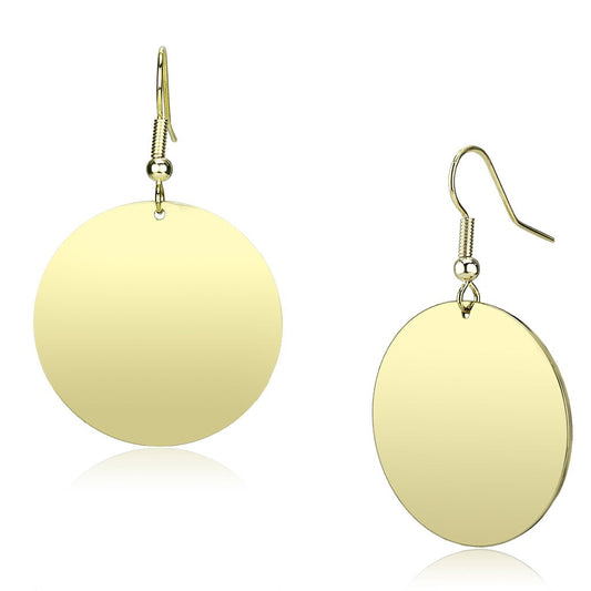 MALO2705 - Gold Iron Earrings with No Stone