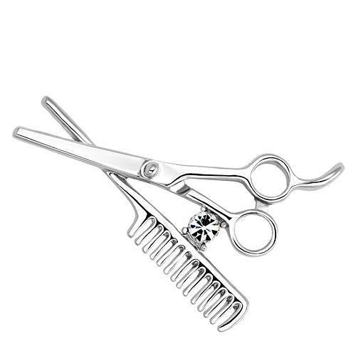 MALO2767 - Imitation Rhodium White Metal Brooches with Top Grade Crystal  in Clear