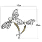 MALO2836 - Imitation Rhodium White Metal Brooches with Synthetic Pearl in White