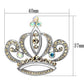MALO2870 - Imitation Rhodium White Metal Brooches with Top Grade Crystal  in Multi Color