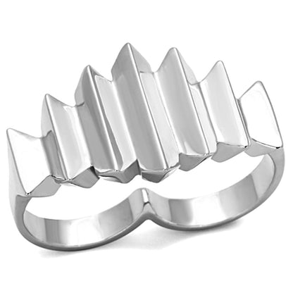 MALO3021 - Rhodium Brass Ring with No Stone