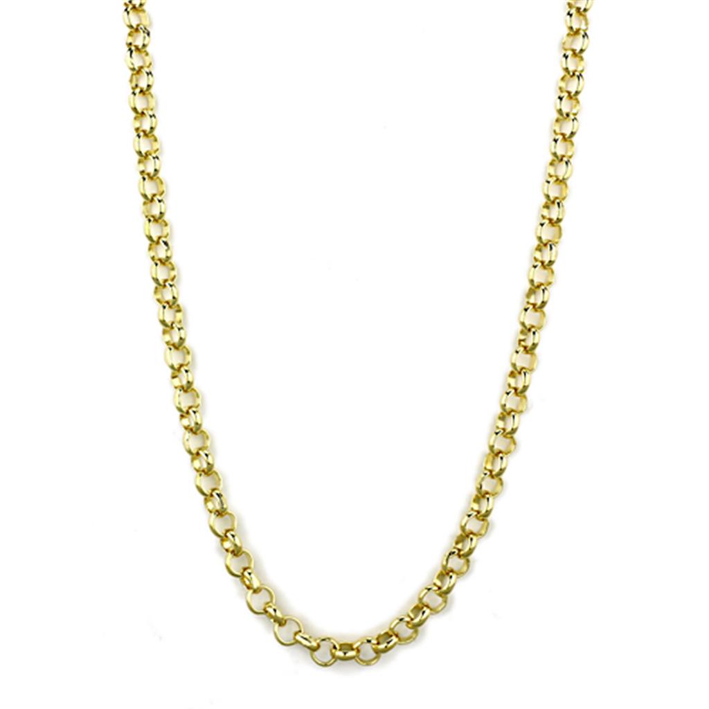 MALO3082 - Gold Brass Chain with No Stone