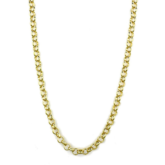 MALO3082 - Gold Brass Chain with No Stone