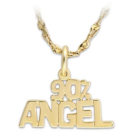 MALO341 - Gold Brass Pendant with No Stone