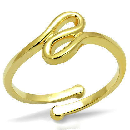 MALO4000 - Flash Gold Brass Ring with No Stone