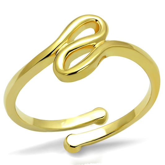 MALO4000 - Flash Gold Brass Ring with No Stone