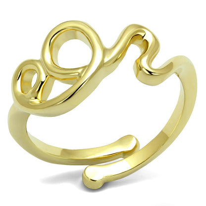 MALO4002 - Flash Gold Brass Ring with No Stone