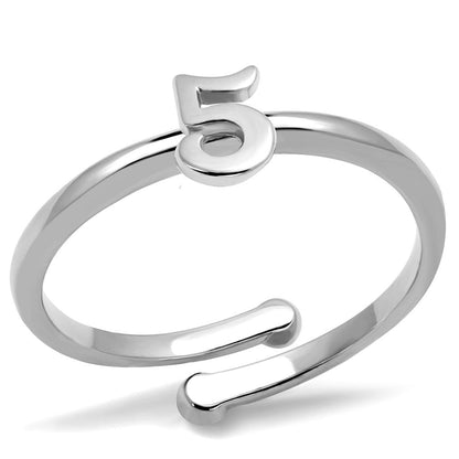 MALO4015 - Rhodium Brass Ring with No Stone