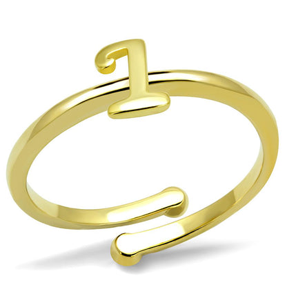 MALO4020 - Flash Gold Brass Ring with No Stone