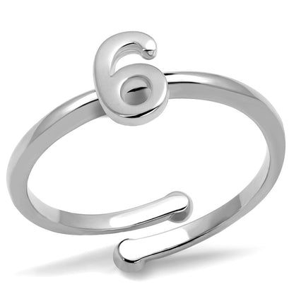 MALO4033 - Rhodium Brass Ring with No Stone