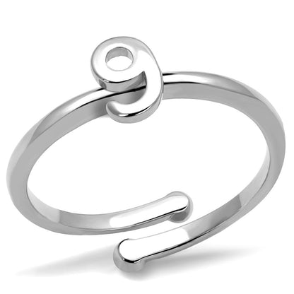 MALO4037 - Rhodium Brass Ring with No Stone