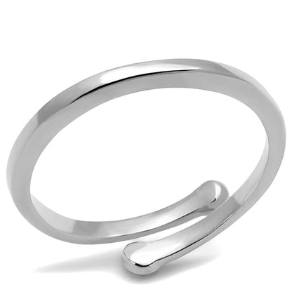 MALO4039 - Rhodium Brass Ring with No Stone