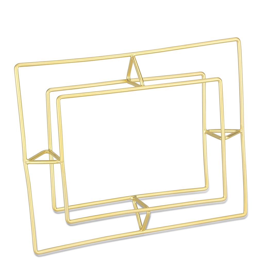 MALO4228 - Matte Gold Brass Bangle with No Stone