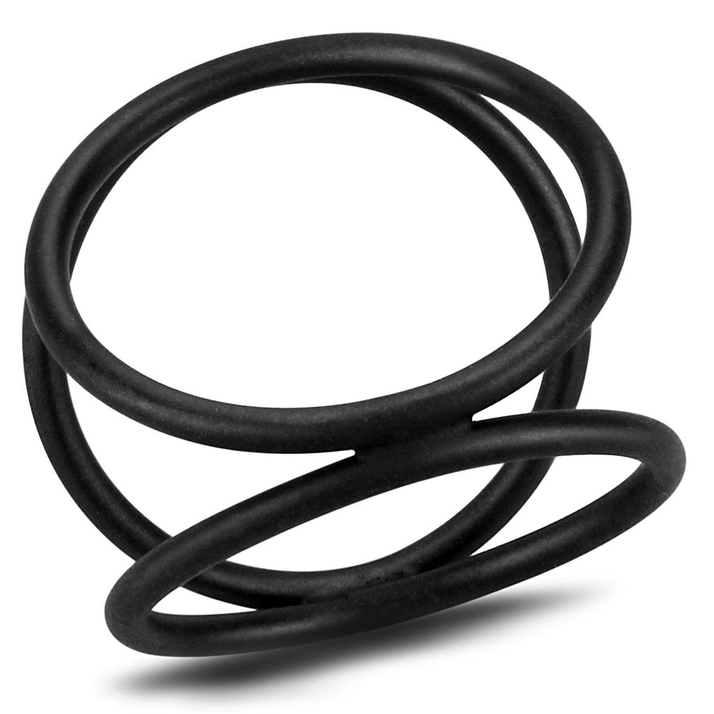 MALO4248 - Ruthenium Brass Ring with No Stone