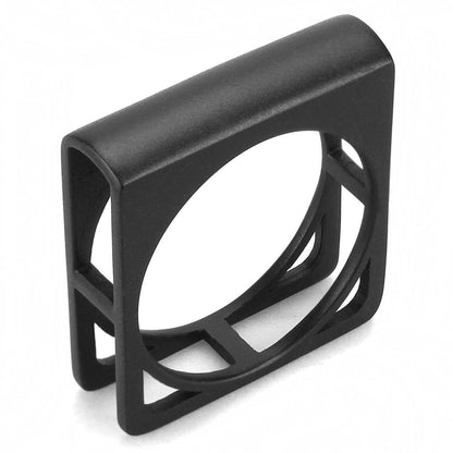 MALO4256 - Ruthenium Brass Ring with No Stone