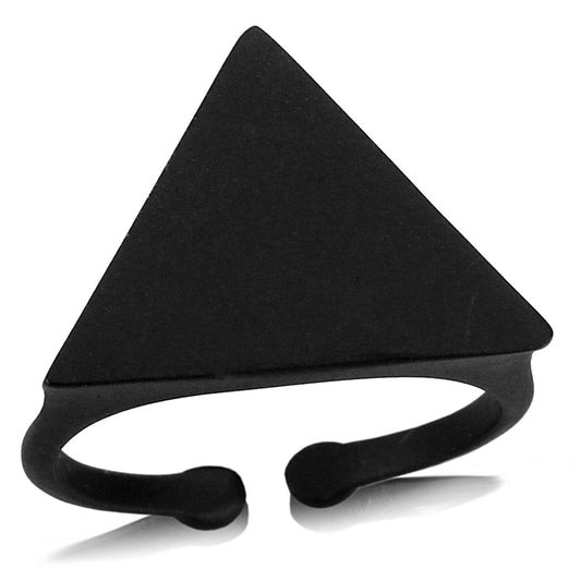 MALO4262 - Ruthenium Brass Ring with No Stone