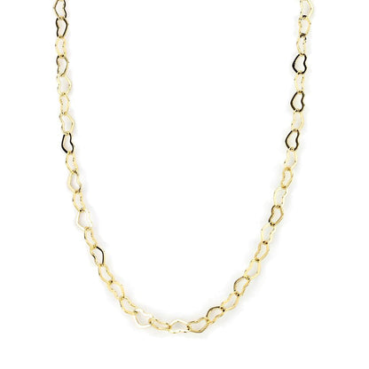 MALO4696 Flash Gold Brass Necklace with No Stone in No Stone