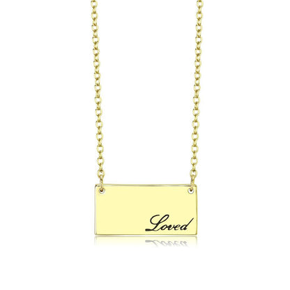 MALO4699 - Flash Gold Brass Necklace with Top Grade Crystal  in Clear
