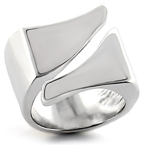 MALO755 - Rhodium Brass Ring with No Stone