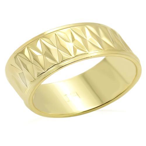 MALO987 - Gold Brass Ring with No Stone