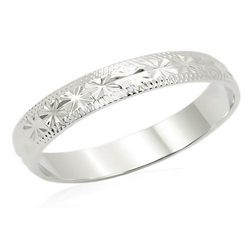 MALO998 - Imitation Rhodium Brass Ring with No Stone