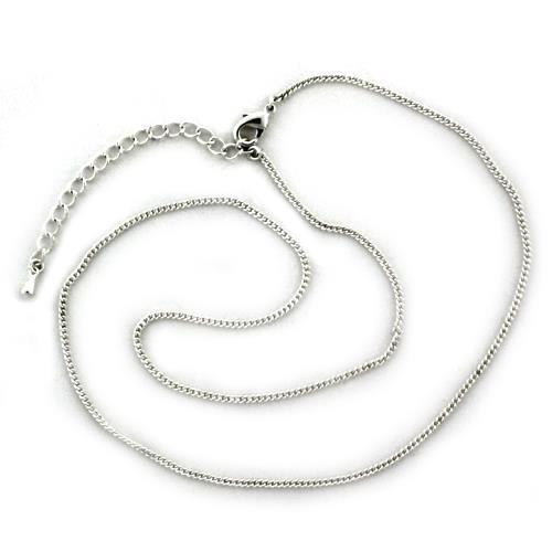 MALOA1091 - Silver Brass Chain with No Stone